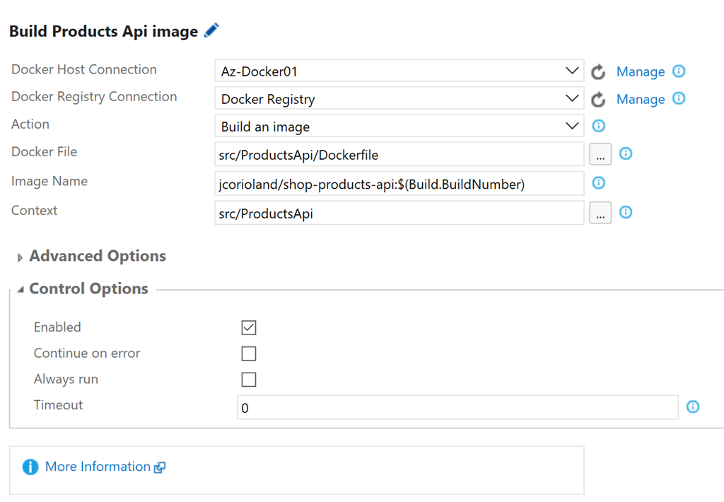 Docker VSTS Extension