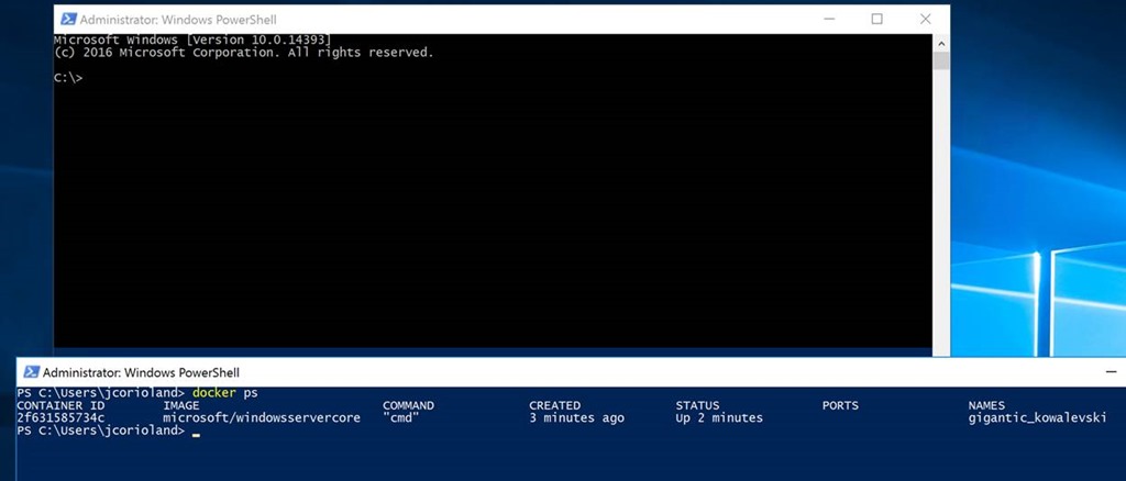 Gettings Started Windows Containers